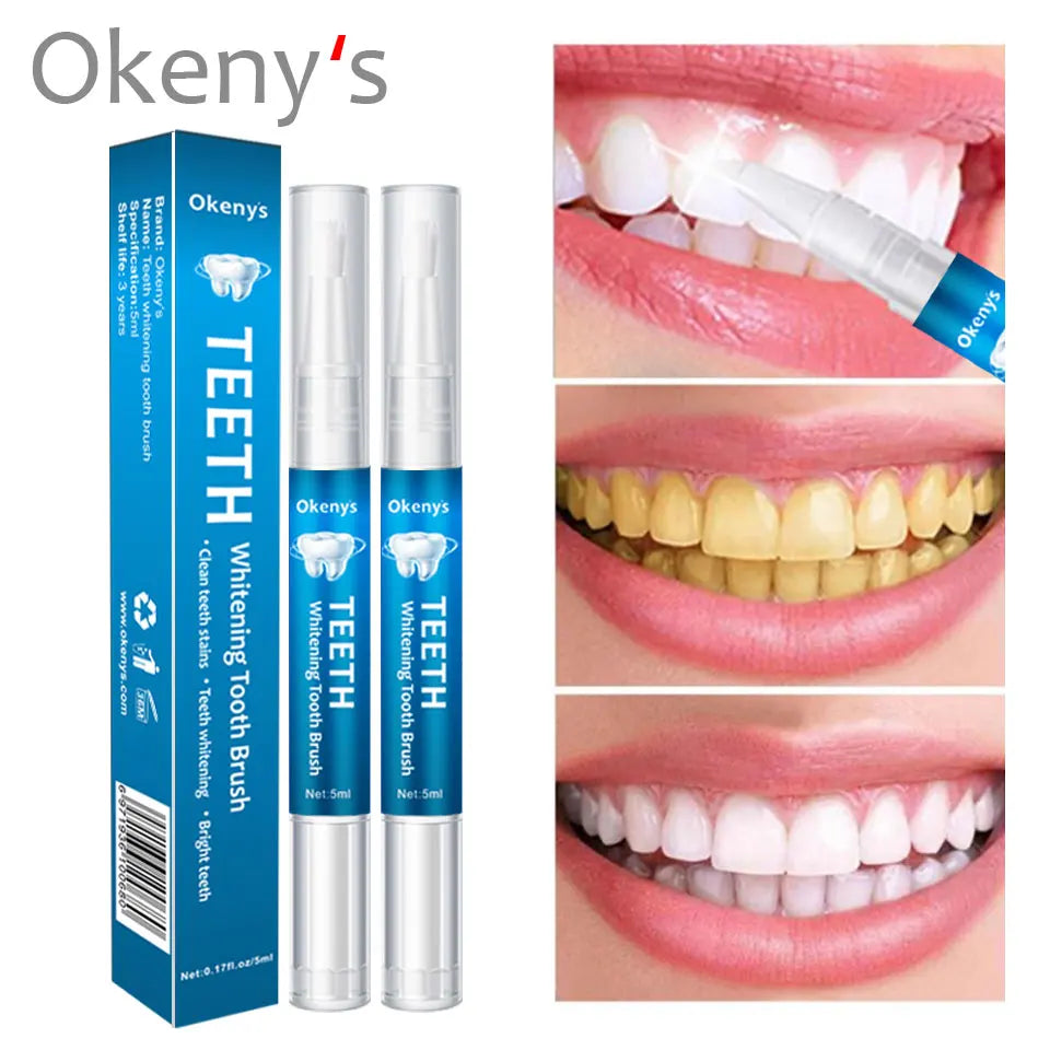 5ml Teeth Whitening Kit Clean Essence 3D   Pen  Gel Whitener Bleach Remove Stains Oral Hygiene Instant Smile